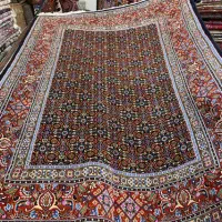 ۳ متری گل ابریشم زمینه سرمه ای