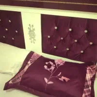 تخت خواب دونفره بادوکشو با پاف ۶ کشو بزرگ خوشخواب|تخت و سرویس خواب|فردیس, شهرک ارم|دیوار
