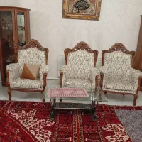 مبل سلطنتی کارکرده ۹ نفره|مبلمان خانگی و میز عسلی|سهند, |دیوار