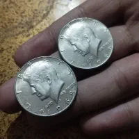 سکه نیم دلاری بزرگ نقره|کلکسیون سکه، تمبر، اسکناس|شیراز, سینما سعدی|دیوار