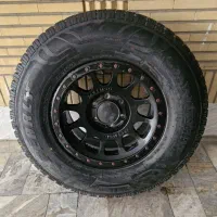 رینگ متود سایز۱۷ اصلیی و لاستیک پرادو لندکروزاف جی