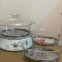 بخار پز مولتی استیل پارس خزرسه طبقه نو