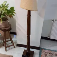 لوستر چوبی ۴ شاخه|لوستر و چراغ آویز|کرج, باغستان|دیوار