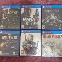 بازی PS4 WATCH MAFIA EVIL SPAIDERMAN WITCHER