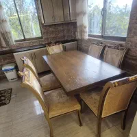 مبل و میز نهار خوری استیل|مبلمان خانگی و میز عسلی|رشت, لاکان|دیوار