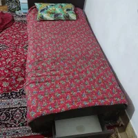 تخت یک نفره همراه با تشک|تخت و سرویس خواب|گنبد کاووس, |دیوار