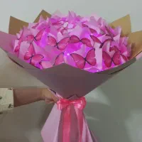 ۲۰ درصدتخفیف دسته گل پروانه ویژه روز دختر تولد