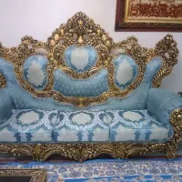 مبل سلطنتی در حد ۷ نفره تماما دسته دار