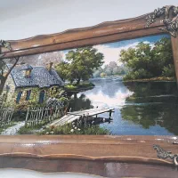 تابلو فرش  ماشینی  بسیار زیبا