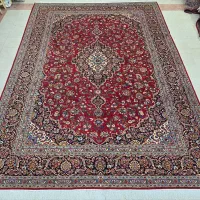 فرش ۱۲ متری لاکی سرمه‌ای دستباف کاشان|فرش|تهران, شیراز|دیوار