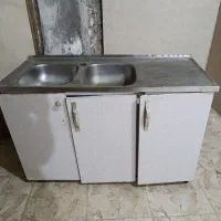 سینک دوقلو و کابینت سینک