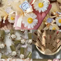 انواع گیفت حنابندون عقد عروسی وتولدوغیرع....|گل مصنوعی|قوچان, |دیوار