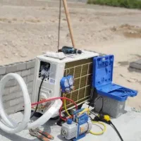 نصب، تعمیر و سرویس انواع کلر  اسپلیت و پنجره ایی|خدمات پیشه و مهارت|میناب, |دیوار