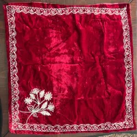 بغچه مخمل ترمه. روتختی ابریشم هند. همه آنتیک