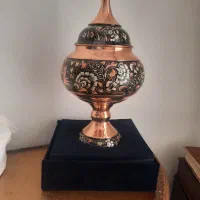 شکلات خوری مسی و منبت کاملا نو