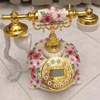 تلفن مدل قدیمی نقش برجسته طرح گل|تلفن رومیزی|تهران, جردن|دیوار