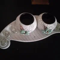 اکسسوری جا شمعی شیک و جاشمعی کریستالی