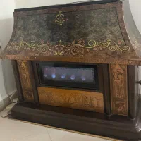 بخاری گازی طرح شومینه