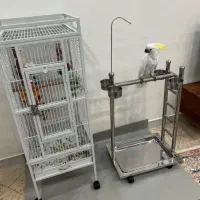 قفس استند کاسکو کاکادو شاه طوطی خورشیدی