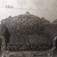 مبل سلطنتی با جلو مبلی عسلی