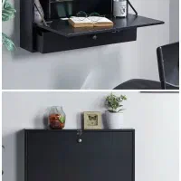 میز تحریر دیواری تاشو کشودار مدل ۰۰۳