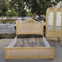 ساعت تخت خواب برنجی آلیاژی تخت کنارسالنی برنزی