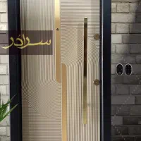 درب ضد سرقت cnc مدرن، درب اتاقی،نرده استیل کد K012