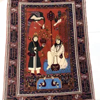 فرش دستباف ترکمن عتیقه|فرش|اصفهان, بوستان آینه خانه|دیوار
