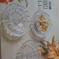 سرویس آجیل‌خوری بلور کاوه و لیوان آگوا