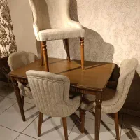 میز و صندلی غذاخوری چوبی/ نهارخوری لمون|میز و صندلی غذاخوری|اردبیل, |دیوار