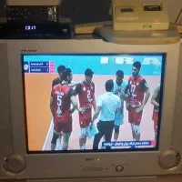 تلویزیون۲۱اینچ به همراه متعلقات درحال کار