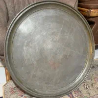 سینی مسی قدیمی بزرگ