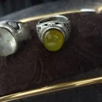 دو عدد انگشتر نقره|جواهرات|تربت‌حیدریه, منظر|دیوار