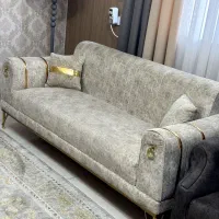مبل ۷ نفره، مبل کرم و طوسی|مبلمان خانگی و میز عسلی|رشت, نیکمرام|دیوار