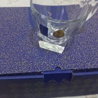 ۲ دست لیوان و فنجان شیشه ای کاملا نو و زیبا