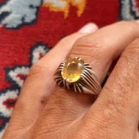 انگشتر یاقوت زرد|جواهرات|کرج, استاندارد|دیوار