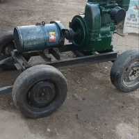 موتور برق لیستر دوسیلند ۱۶ اسب با ژنراتور ۷.۵کاوا|ماشینآلات صنعتی|میاندوآب, |دیوار