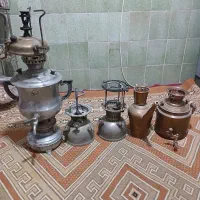 چراغ نفتی وسماور نفتی قدیمی|کلکسیون اشیاء عتیقه|مشهد, پنجتن|دیوار