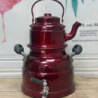 کتری قوری شیر دار رنگی