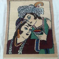 قالیچه دستباف لیلی و مجنون