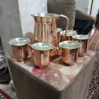 پارچ و لیوان مسی|ظروف سرو و پذیرایی|تهران, شهرک ولیعصر شمالی|دیوار