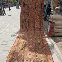 گلیم بسیار قدیمی(یون بوی)بدون ایراد1.10در4|گلیم، جاجیم، گبه|خوی, |دیوار