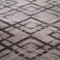 قالیچه ۴متری طوسی مشکی