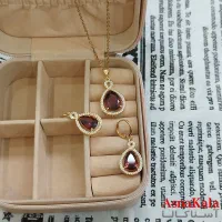 نیم ست و گردنبند نگین قرمز مخصوص یلدا|بدلیجات|مشهد, شیرودی|دیوار