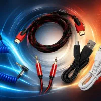 انواع کابل HDMI Aux Micro type-c
