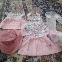 لباس  نوزادی دخترانه|کفش و لباس بچه|محمدیه-قزوین, |دیوار