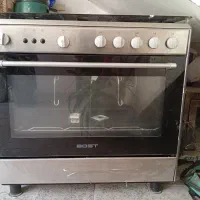 فر گاز تمام استیل پنج شعله|اجاق گاز و لوازم برقی پختوپز|بوشهر, |دیوار