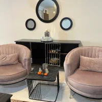 مبل ۸ نفره چستر  با میز جلو مبلی سنگ|مبلمان خانگی و میز عسلی|تهران, سعادت‌آباد|دیوار