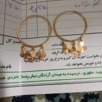 گوشواره در حده نو به وزن ۴گرم و۳۷۰ سوت