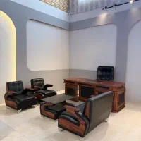 میز مدیریت پایه فلزی|مبلمان اداری|کهریزک, |دیوار